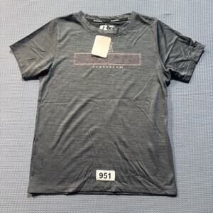 Russell Carolina  Short Sleeve Shirt Men Sz M Black Brand New